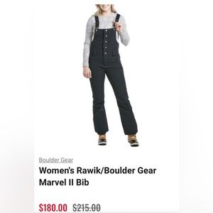 Boulder Gear\Women's Rawik snow ski Bibs overalls